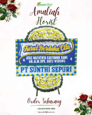Papan Bunga Duka di Cintajaya