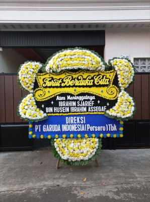 Papan Bunga Duka di Cintajaya
