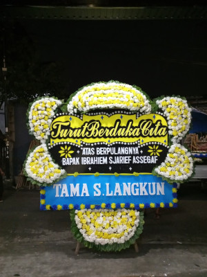 Papan Bunga Duka di Cintajaya