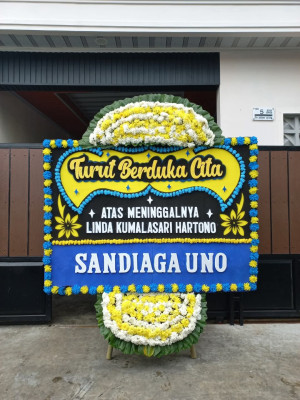 Papan Bunga Duka di Cintajaya